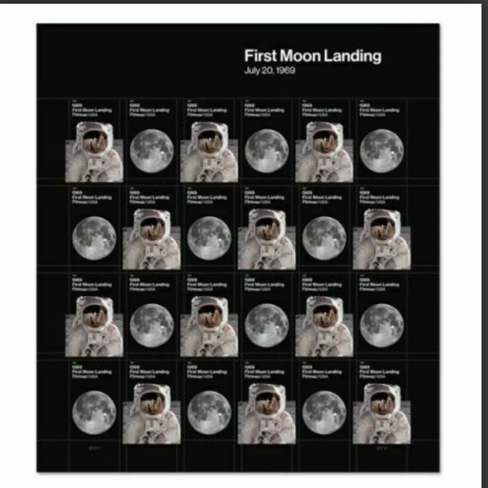120 USPS 2019 First Moon Landing Forever‎ Stamps Postage Wedding Invite Bachelor